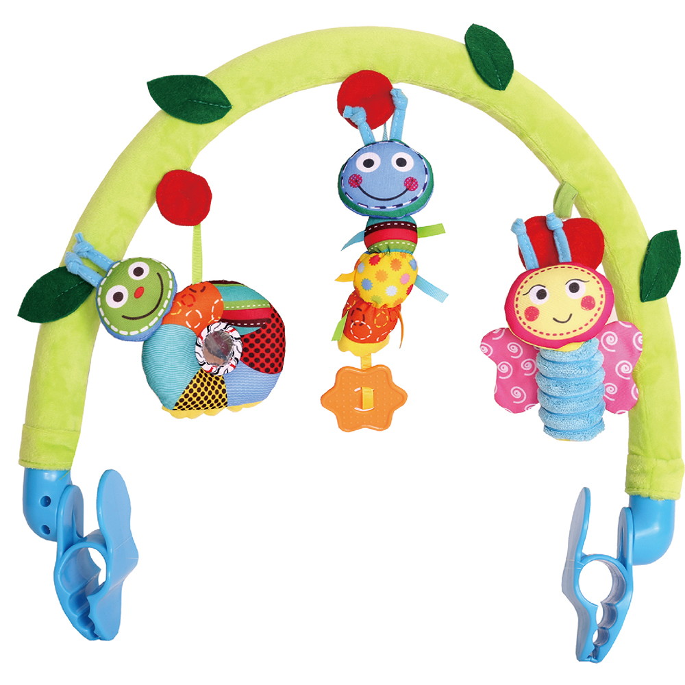 Дуга на коляску Biba Toys Счастливые Гусенички BP143