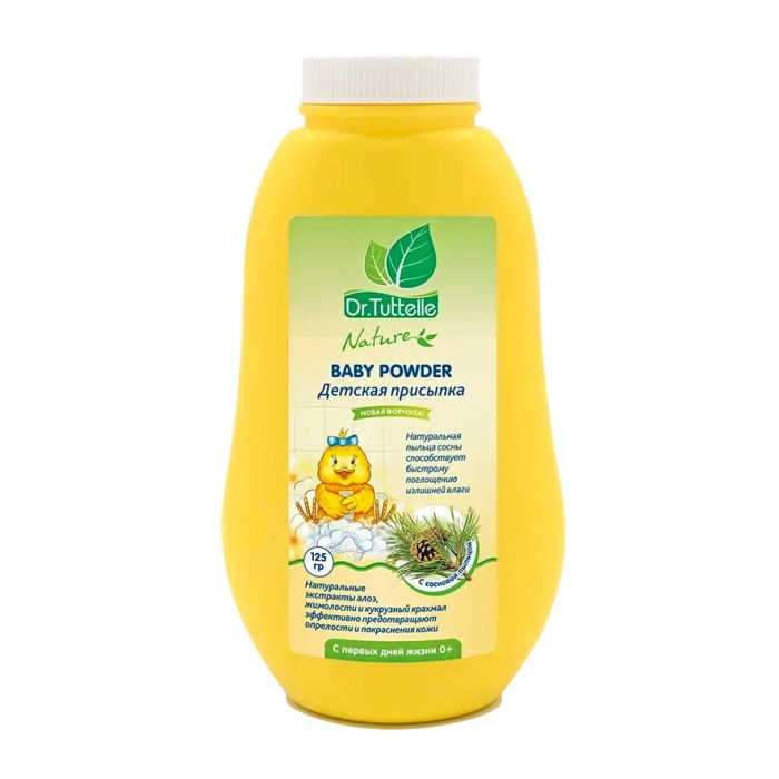 Детская присыпка Dr.Tuttelle с сосновой пыльцой 125 гр