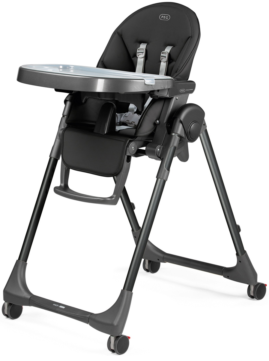 Стульчик для кормления Peg Perego Prima Pappa Follow Me True Black