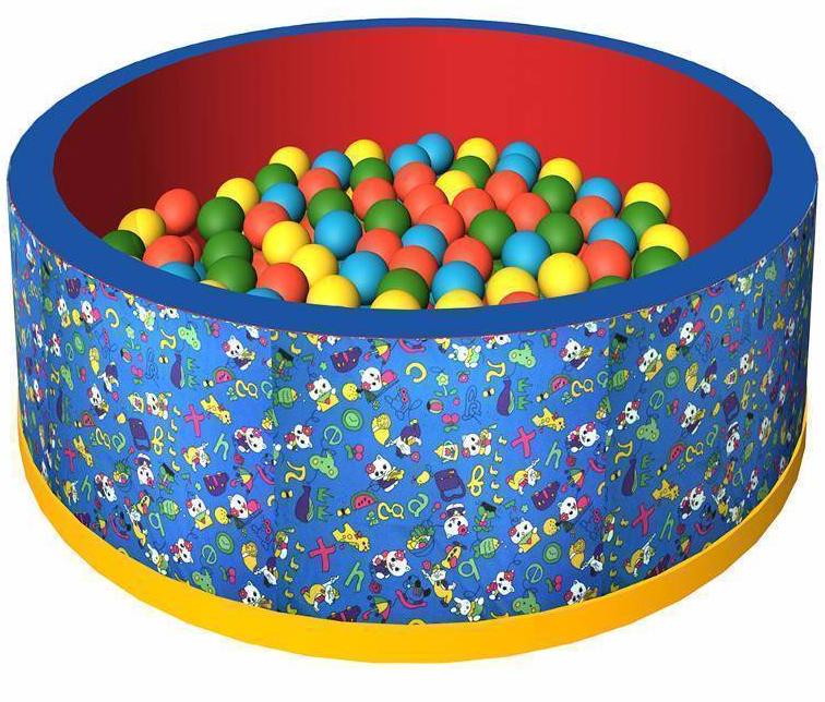 Сухой бассейн Romana Весёлая полянка ДМФ-МК-02.2.51.01 синий