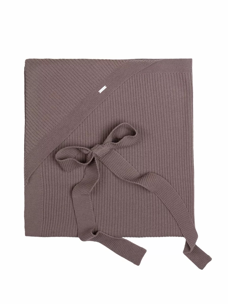 Конверт на выписку НаследникЪ Выжанова плед с капюшоном и поясом 95х95 см НВ2000 муссон