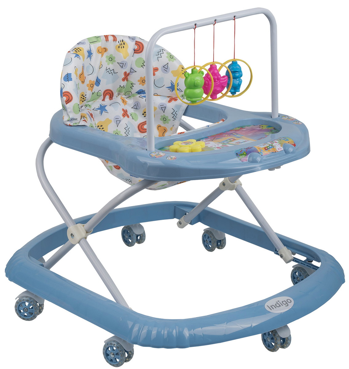Детские ходунки Indigo Карусельки С синий