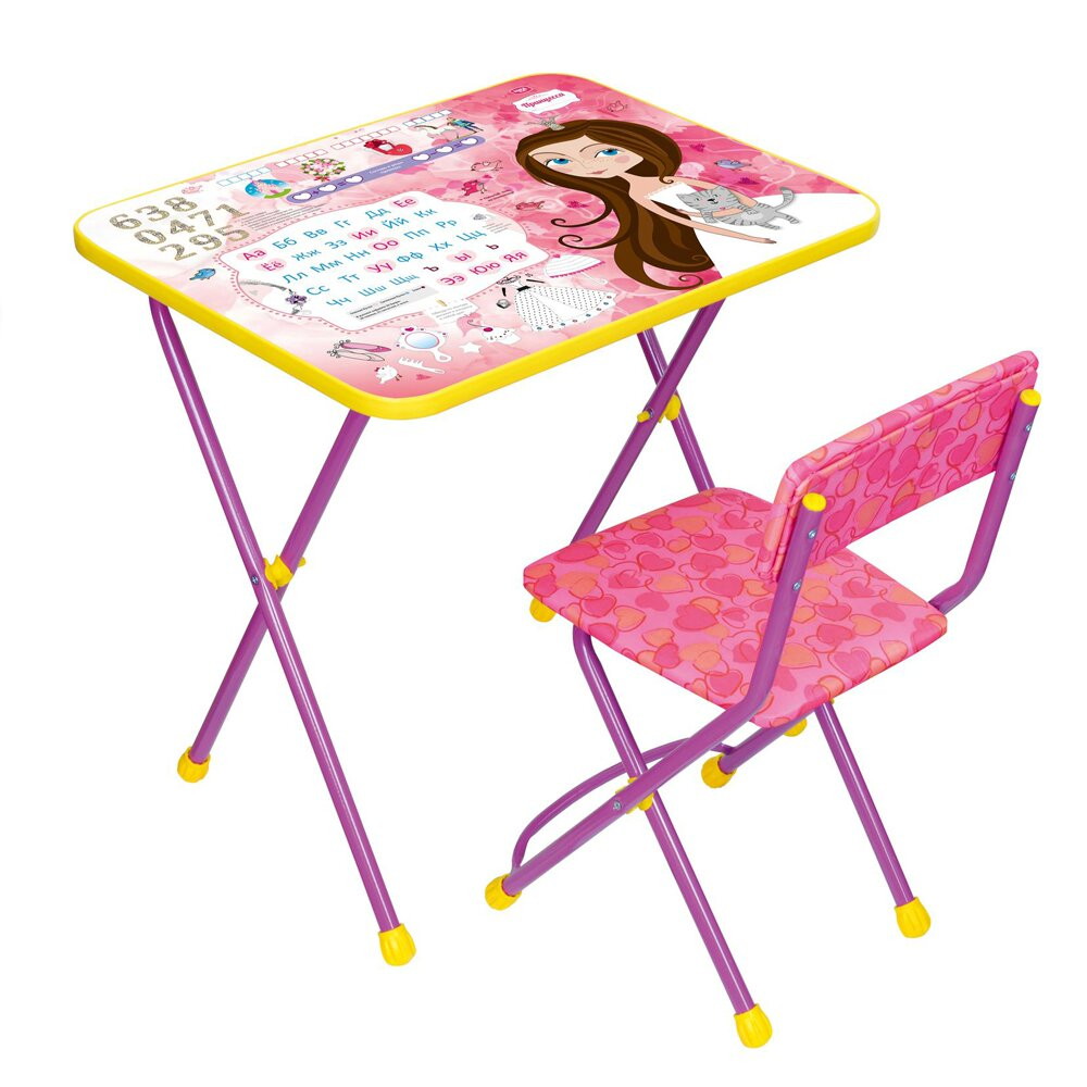 Детский набор мебели Nika Познайка КП2 Маленькая принцесса арт.КП2/17