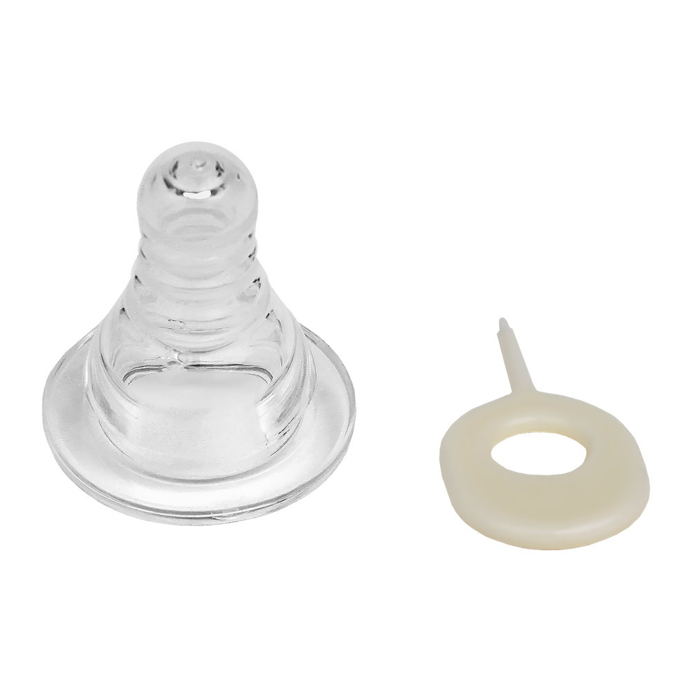 Сменная соска Pituso для бутылочки стандартное горло M средний поток