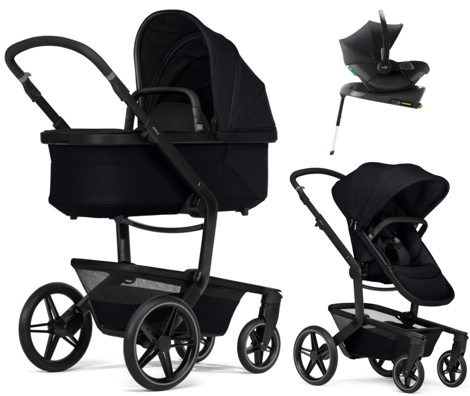 Детская коляска 4 в 1 Joolz Day 5 и автокресло Baby-Safe Core Space Black и база Baby-Safe Core Space Black