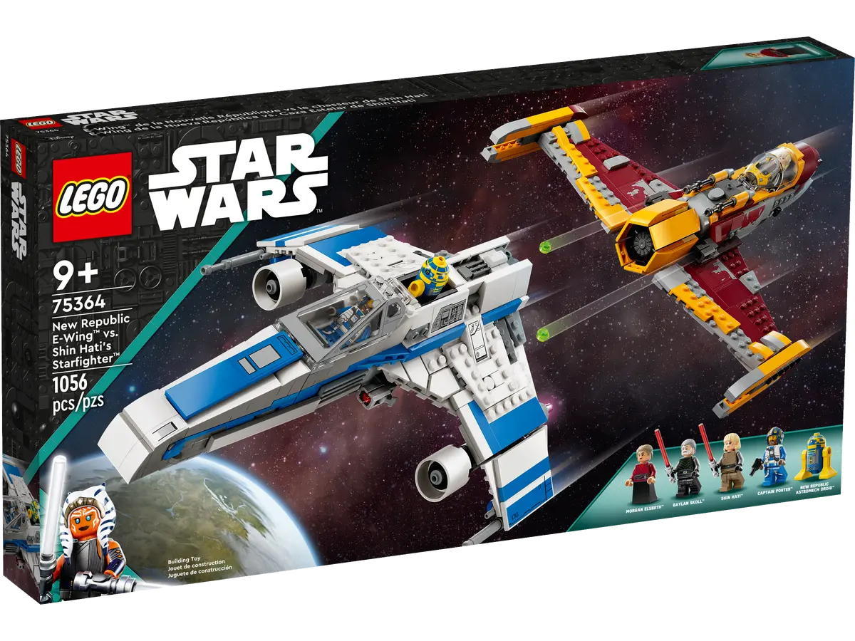 Конструктор LEGO Star Wars™ New Republic E-Wing™ vs. Shin Hati’s Starfighter™ Истребитель «E-wing» против истребителя Шин Хати (75364)