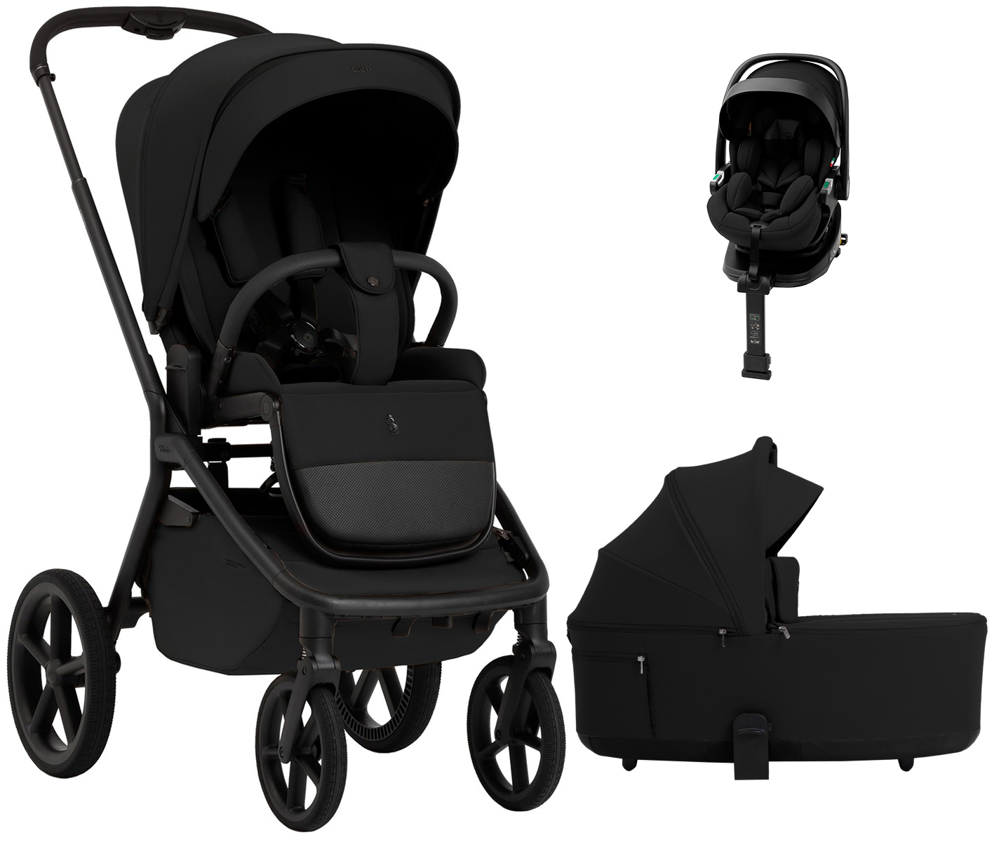 Коляска 4 в 1 Sweet Baby SBL Orso + автокресло Premier Plus Black Black