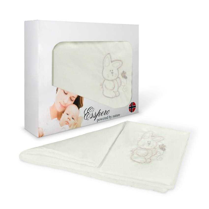 Комплект постельного белья в коляску Esspero Lui (5 предметов) Зайка Green