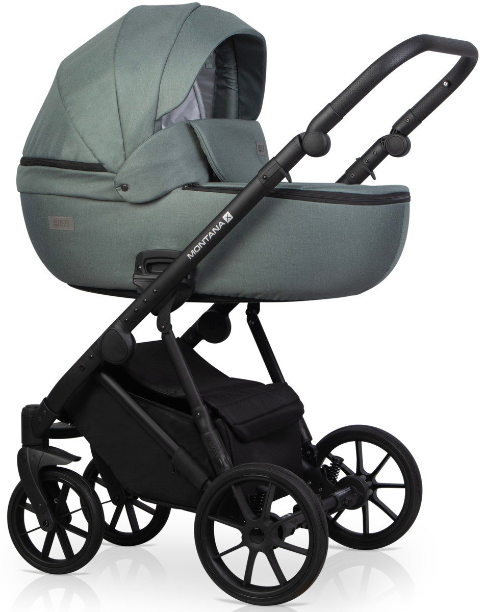Детская коляска Riko Basic Montana X 2 в 1 51 Green (зеленый)