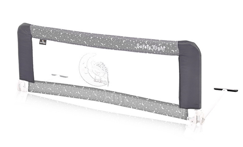 Защитный барьер для кроватки Lorelli Safety Night 1018003 Серый / Grey Cute Moon 2070