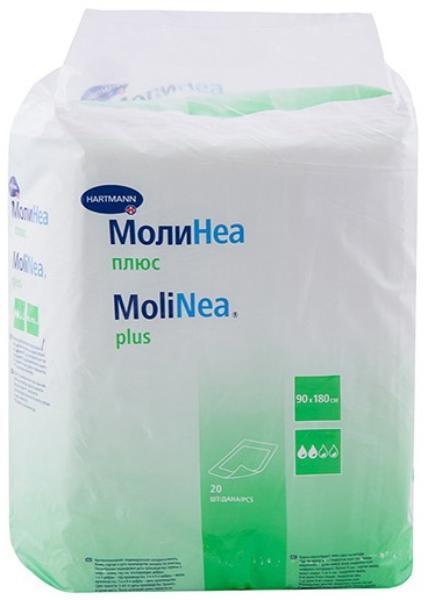 Детские впитывающие пеленки Hartmann Мolinеа plus 180 x 90 см 20 штук