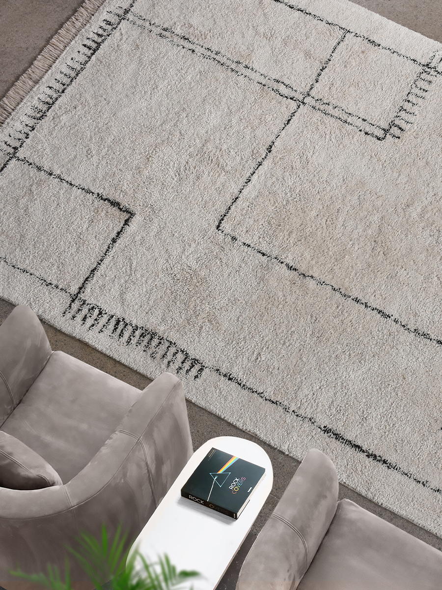 Хлопковый ковер Lillaland ASAAWA 160х230 см