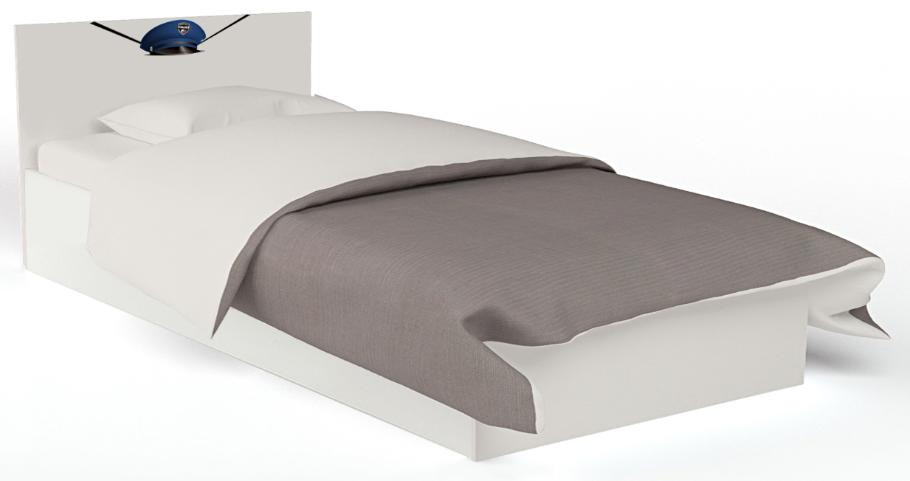 Детская подростковая кровать классика ABC-King Police с подъемным механизмом 190х120 см
