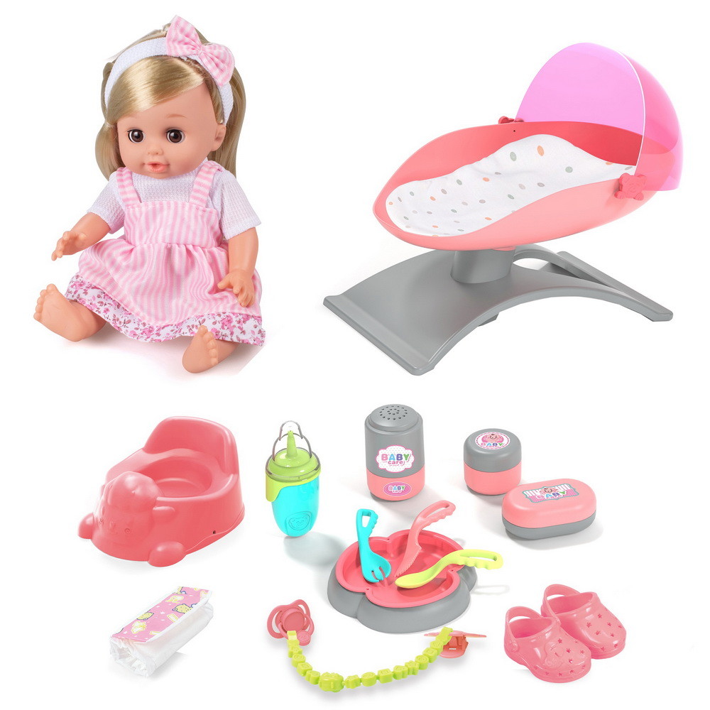 Набор Pituso девочка с аксессуарами и шезлонг 32 см HW22018509