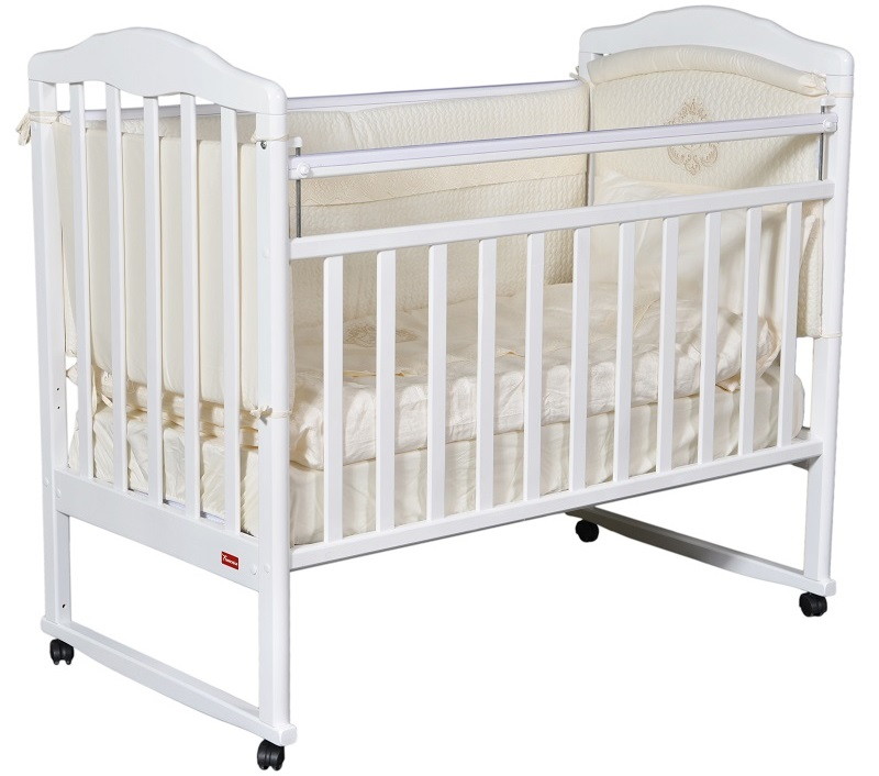 Детская кроватка-качалка Francesca Michele белый