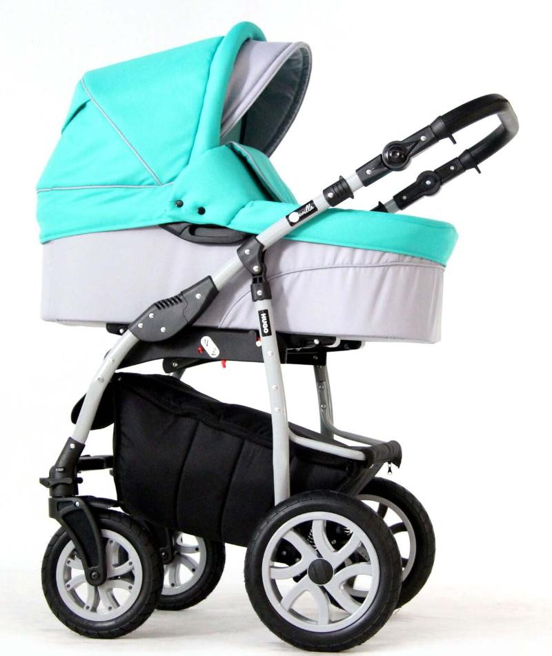 Детская коляска Sevillababy Hugo 2 в 1 (зелён./серый)