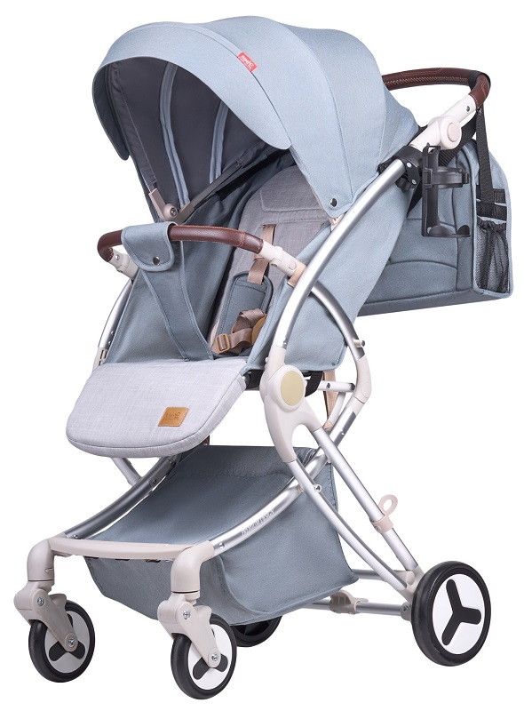 Детская прогулочная коляска Aimile Summer Original Pearl стальной серый