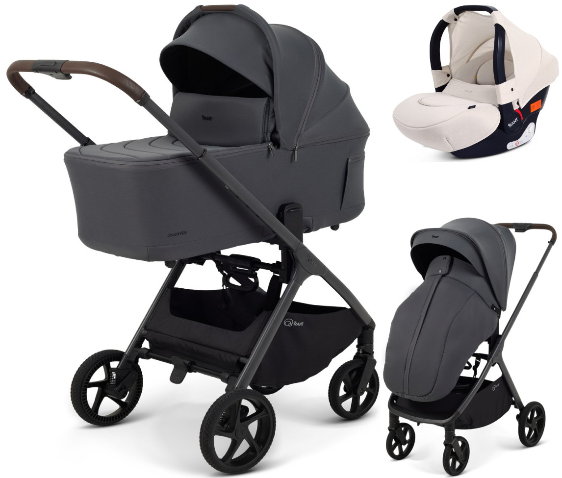 Детская коляска Rant Aventa 3 в 1 с автокреслом Cruise Beige Graphite