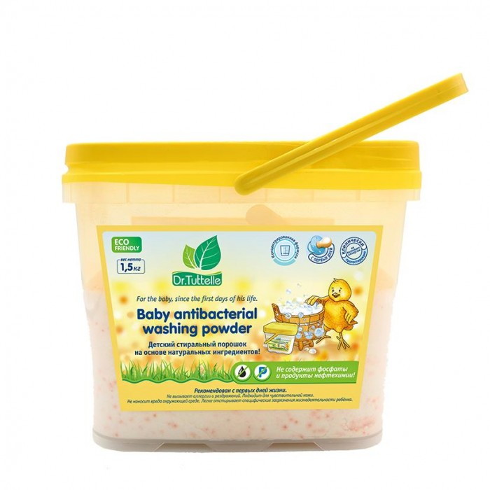 Детский стиральный порошок на основе натуральных ингред.Dr.Tuttelle 1,5 кг