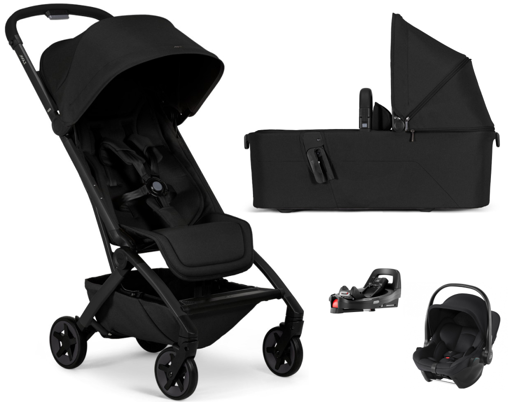 Коляска 2 в 1 Joolz Aer 2 и автокресло Baby-Safe Core Space Black и база Vario Base 5Z Space black