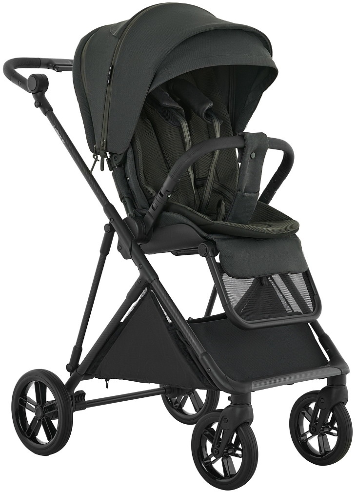 Детская прогулочная коляска Pituso Carbon RX Magnet Grey/рама carbon