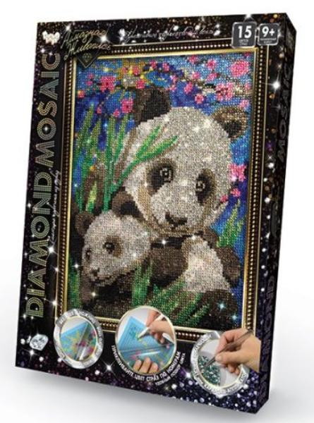 Детский набор креативного творчества Данко-Тойс Diamond Mosaic малый Панды 322175