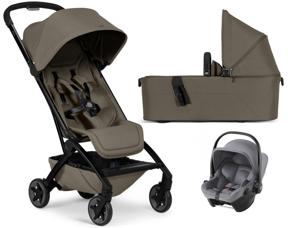 Коляска 2 в 1 Joolz Aer 2 и автокресло Baby-Safe Core Frost Grey Hazel brown