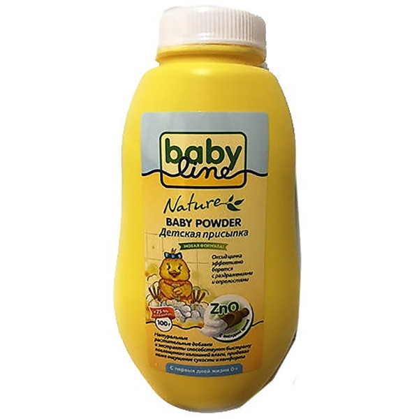 Присыпка Babyline Nature с оксидом цинка 125 гр