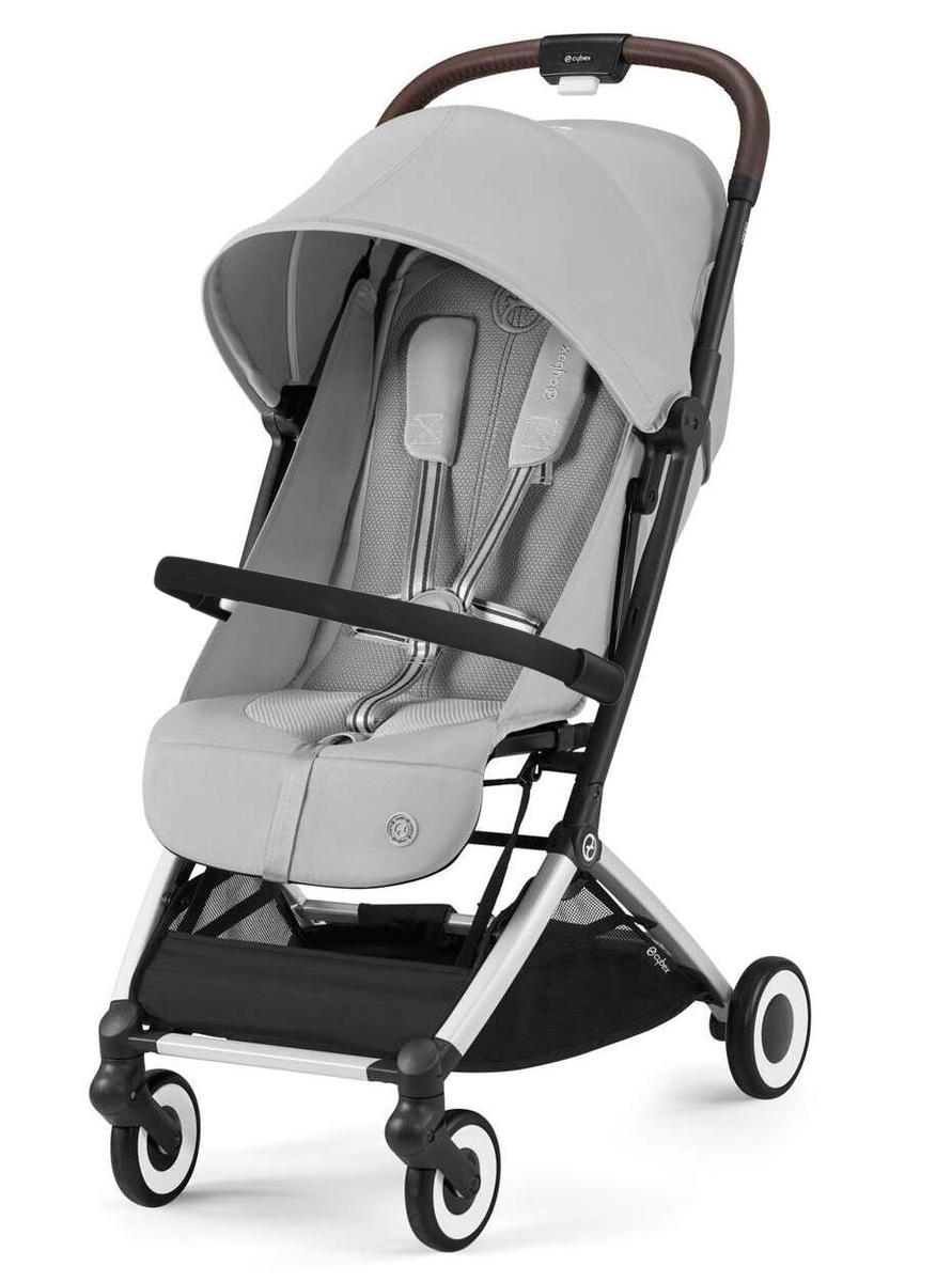 Прогулочная коляска Cybex Orfeo SLV Fog Grey с дождевиком и бампером