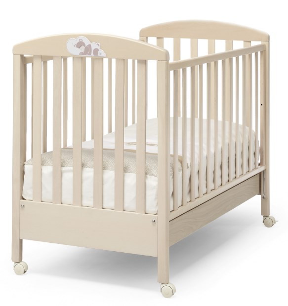 Детская кроватка Erbesi Dormiglione 125х65см слоновая кость