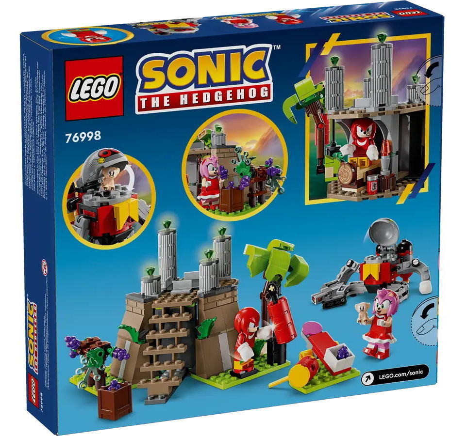 Конструктор LEGO SONIC Knuckles and the Master Emerald Shrine Наклз и святилище Мастера Изумруда (76998)