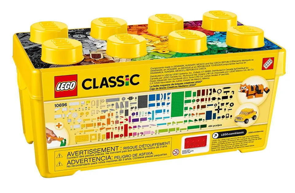 Конструктор LEGO Classic LEGO® Medium Creative Brick Box Средний набор для творчества (10696)