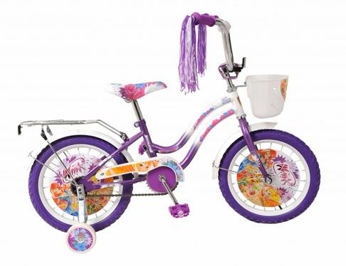 Детский велосипед 16д. Navigator WINX, T2-тип, фиол/бел ВН16088К