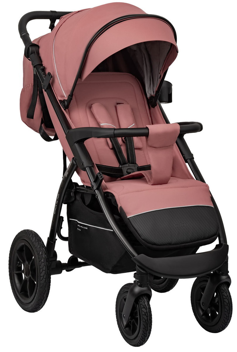 Детская прогулочная коляска Indigo Epica XL Air с сумкой 2025 розовый