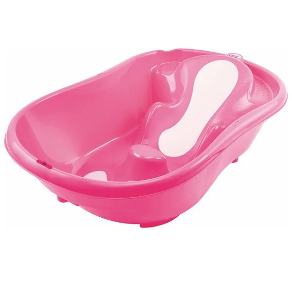 Детская ванночка Ok Baby Onda Evolution 66 розовый яркий