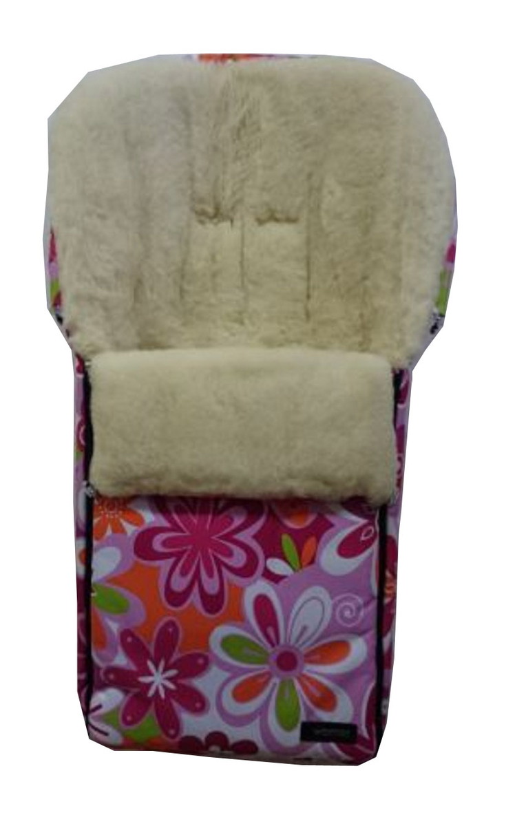 Меховой конверт Womar Aurora S-6 Exlusive 14 цветки