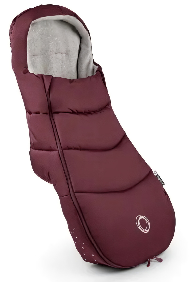Конверт в коляску Bugaboo footmuff демисезонный Вишневый (Dark Cherry)