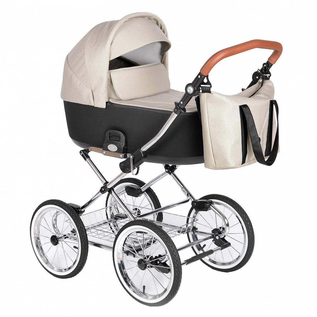 Детская коляска Roan Bass Next Classic d14 2 в 1 RCL050/1 Sand Shade