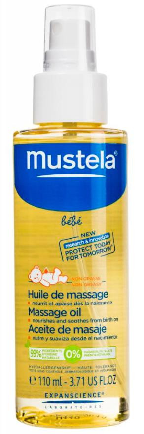 Детское массажное масло Mustela 100 мл.