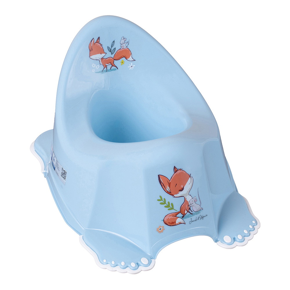 Детский горшок Tega Baby Лесная сказка антискользящий FF-001-108 голубой