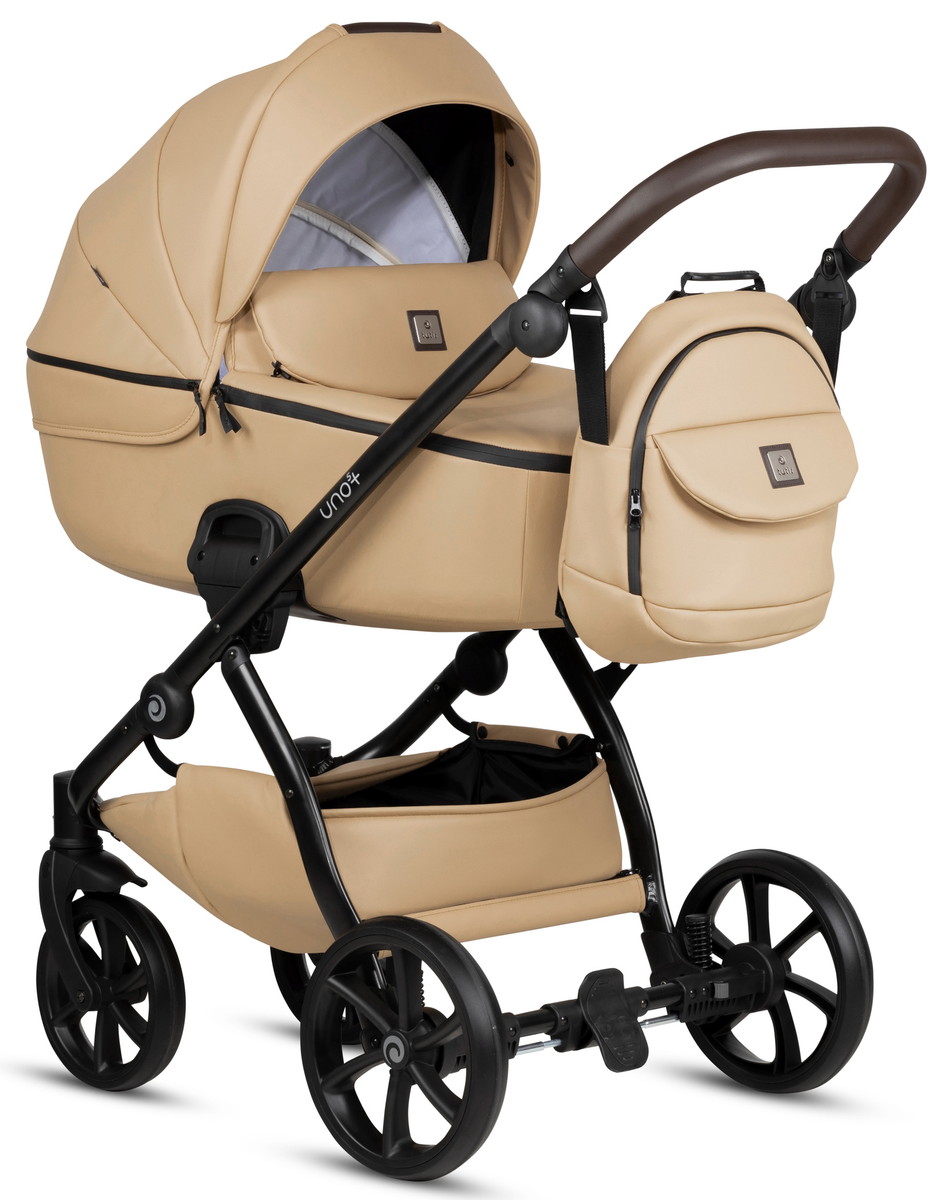 Детская коляска Tutis Uno 5 Plus Leather collection 2 в 1 1402167 Caramel