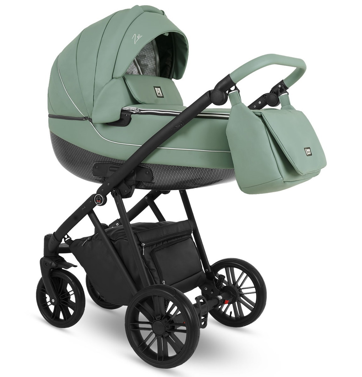 Детская коляска 2 в 1 Camarelo Zeo Eco ZEO-09 тиффани экокожа