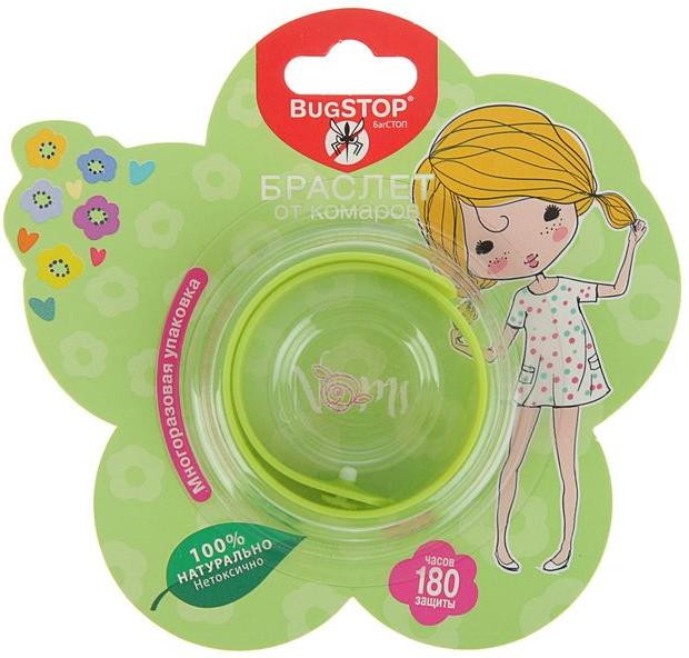 Детский браслет BugSTOP от комаров Nomi 1 шт.