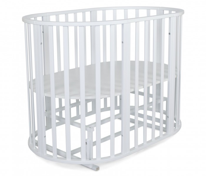 Кроватка-трансформер с маятником Sweet Baby Delizia V2 9 в 1 белый