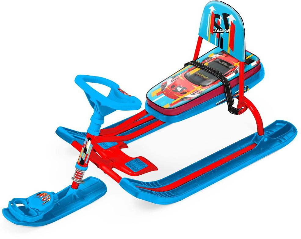 Детский снегокат Nika Тимка спорт 4-1 sportcar-красный каркас
