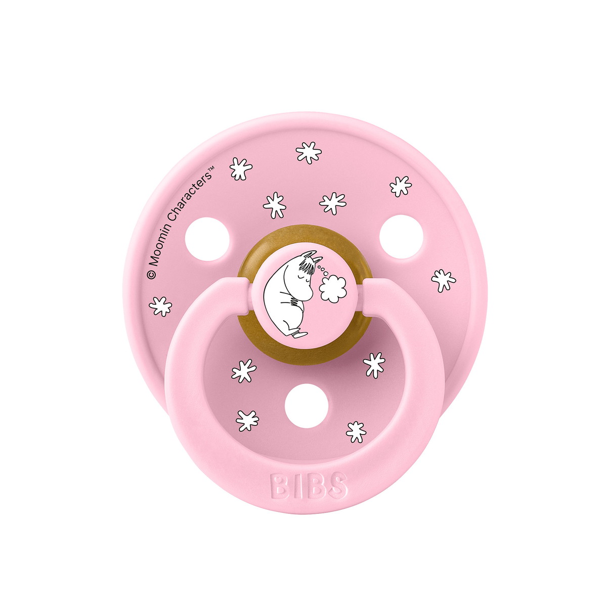 Пустышка латексная Bibs x Moomin Colour - Dreaming, 0+ мес 10033234 Baby Pink