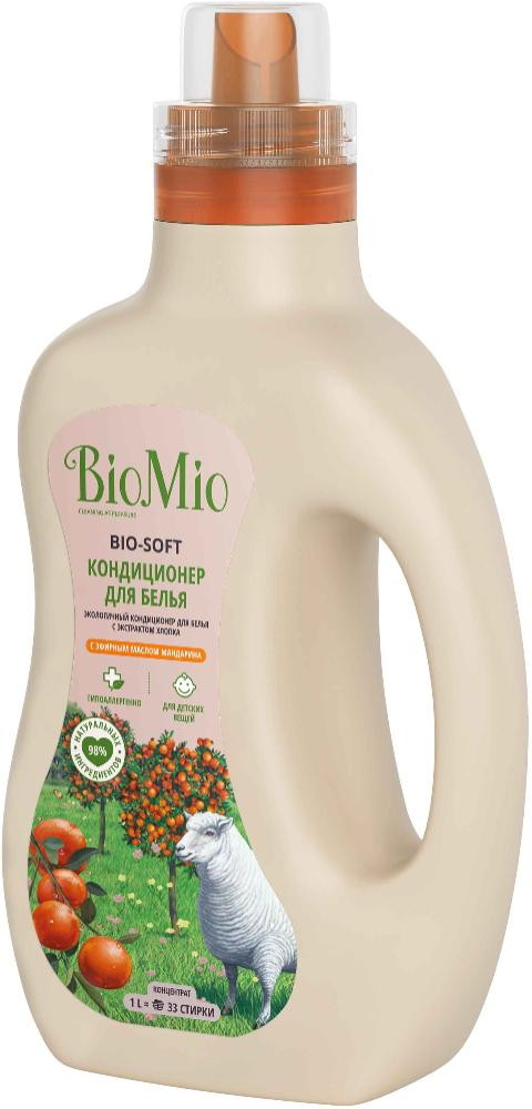 Кондиционер BioMio для белья BIO-Soft мандарин 1000 мл