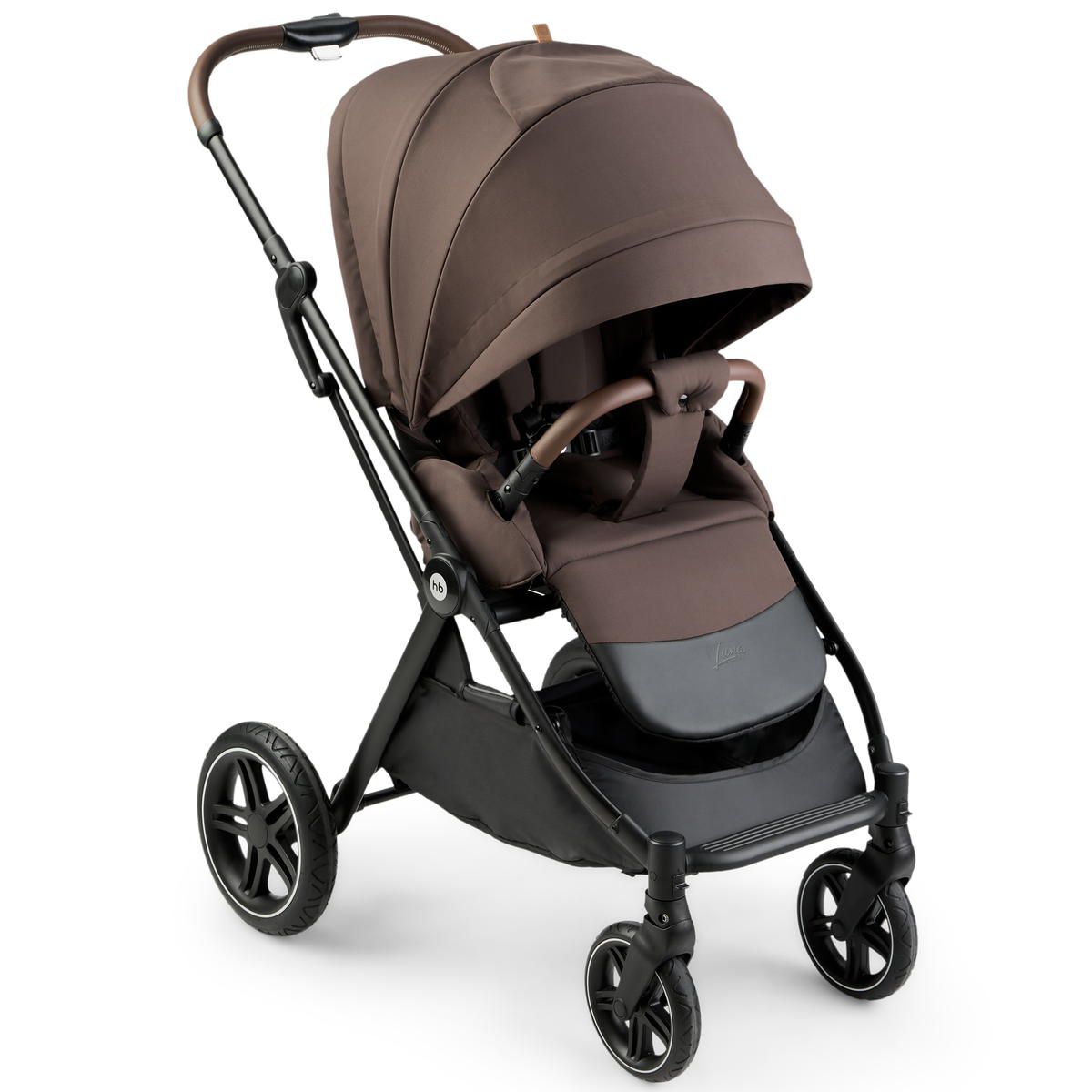 Детская прогулочная коляска Happy Baby Luna 360 dark brown