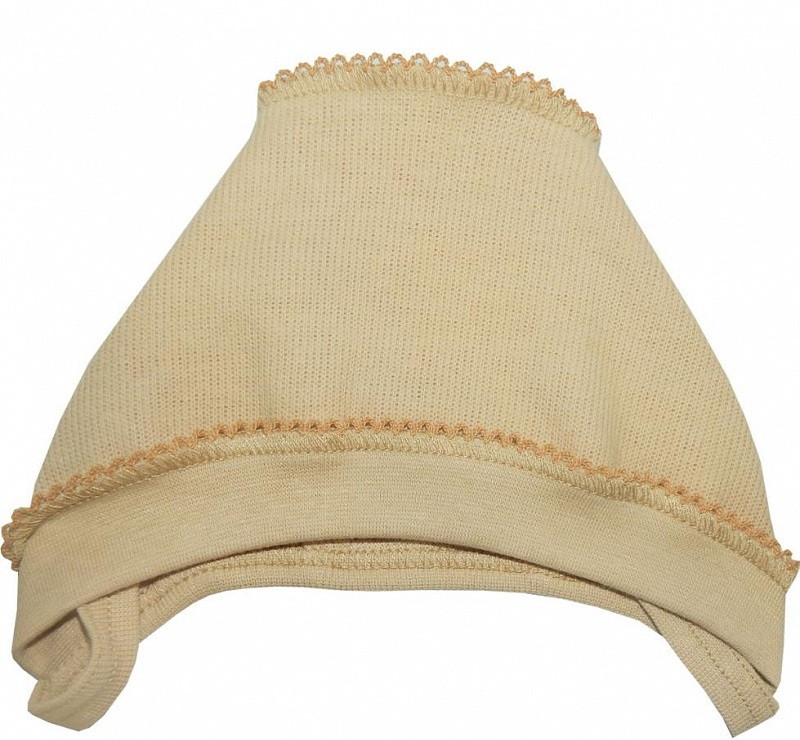Чепчик Папитто селаник однотонный начес 49-123н бежевый 32
