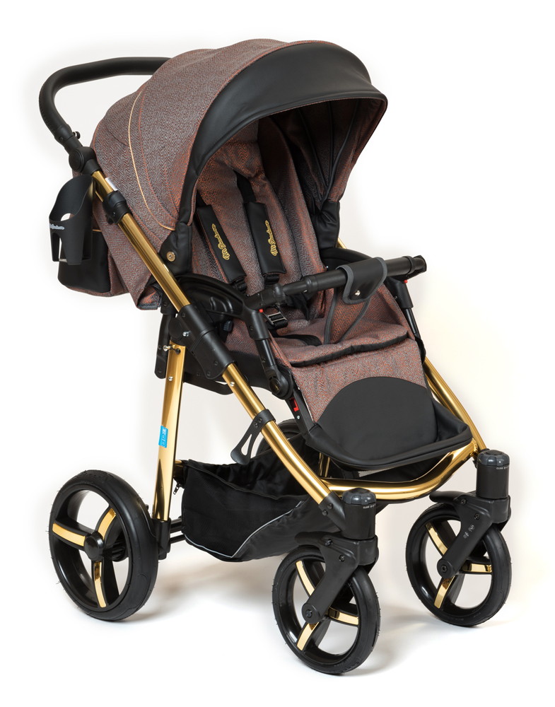 Детская прогулочная коляска Mr Sandman Traveler Gold GOLD.03 Bronze
